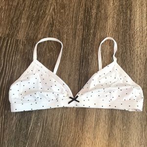 ✨FINAL PRICE✨H&M Black/White Polka Dot Bralette